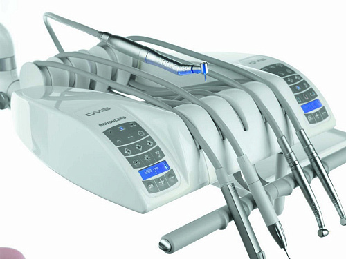 OMS Virtuosus Classic - стоматологическая установка с верхней подачей инструментов